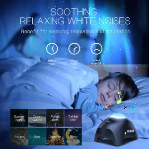 Northern Galaxy Light Aurora Projector with 33 Light Effects, LED Star Projector