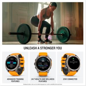 Garmin fenix AMOLED, Sapphire, Premium Multisport GPS Smartwatch