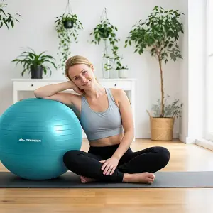 Trideer Pregnancy Birthing Ball, 1.7mm Extra Thick Yoga Ball for Maternity